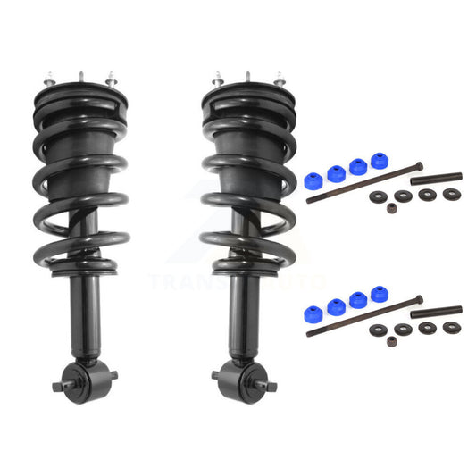 [Avant] Kit d'ensemble de jambe de suspension avec ressort hélicoïdal pour Chevrolet Silverado 1500 GMC Sierra LD Limited Excludes Rear Wheel Drive 4WD KSS-100526
