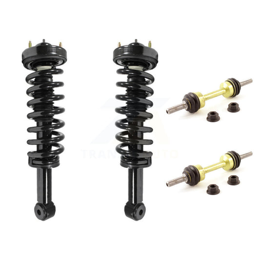 [Avant] Kit d'ensemble de jambe de suspension avec ressort hélicoïdal pour 2007-2013 Ford Expedition Lincoln Navigator Excludes Continuous Control Dampening KSS-100533