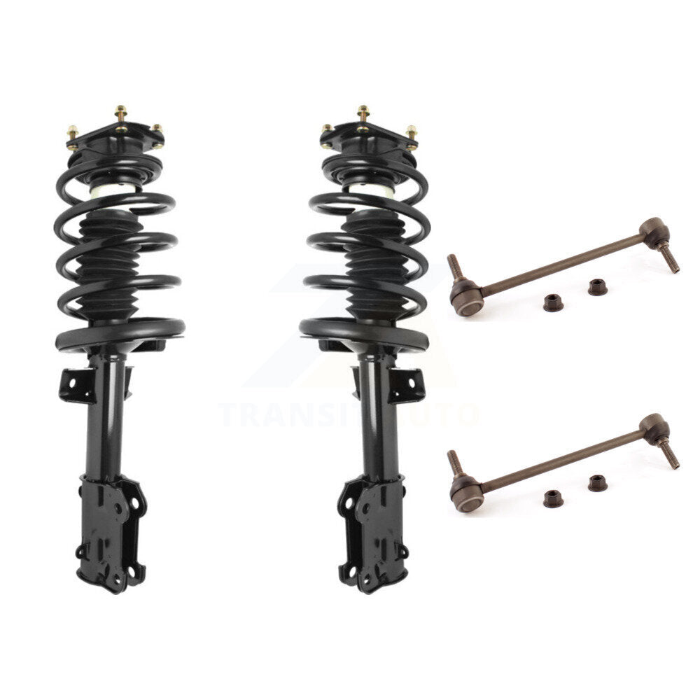 [Avant] Kit d'ensemble de jambe de suspension avec ressort hélicoïdal pour 2011-2014 Ford Mustang Excludes Performance Suspension KSS-100534