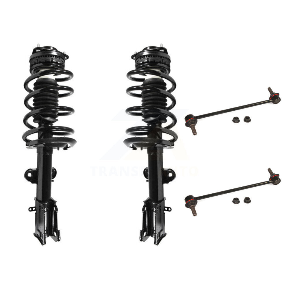 [Avant] Kit d'ensemble de jambe de suspension avec ressort hélicoïdal pour Dodge Grand Caravan Chrysler Town & Country Volkswagen Routan Ram C/V Excludes Models avec Nivomat Rear Suspension KSS-100536