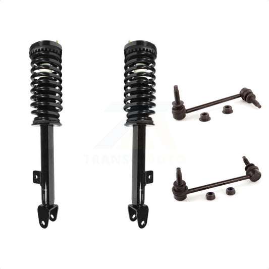 [Avant] Kit d'ensemble de jambe de suspension avec ressort hélicoïdal pour Dodge Charger Chrysler 300 Magnum RWD avec 3.5L/2.7L KSS-100545 par Transit Auto