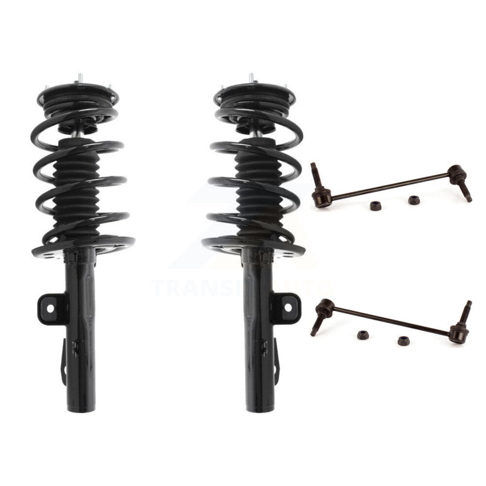 [Avant] Kit d'ensemble de jambe de suspension avec ressort hélicoïdal pour 2010-2012 Ford Flex Excludes Turbo Models KSS-100560