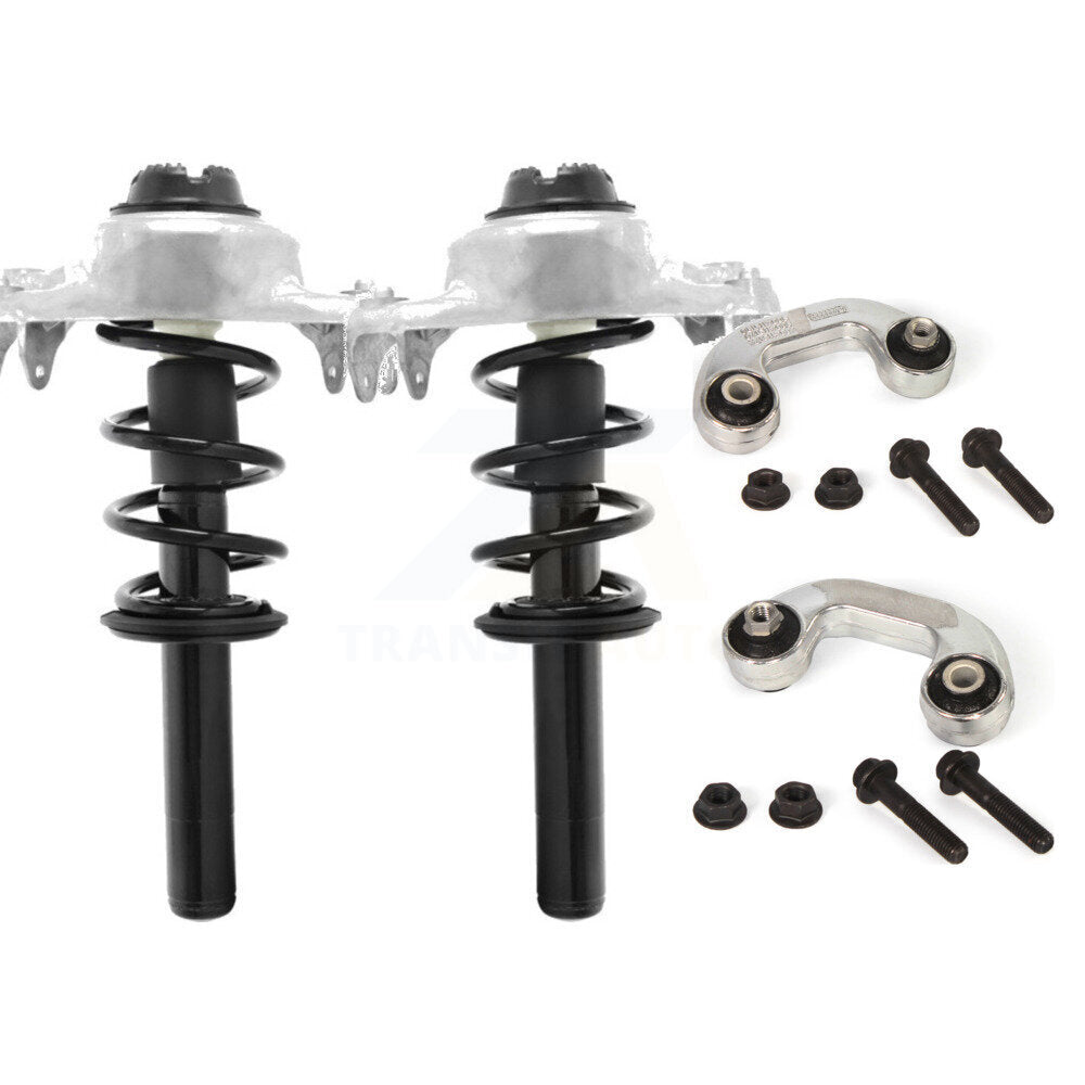 [Avant] Kit d'ensemble de jambe de suspension avec ressort hélicoïdal pour 2009 Audi A4 Quattro Excludes Sport Electronic Suspension Convertible KSS-100562