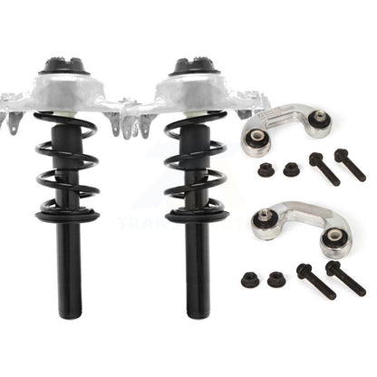 [Avant] Kit d'ensemble de jambe de suspension avec ressort hélicoïdal pour 2009 Audi A4 Quattro Excludes Sport Electronic Suspension Convertible KSS-100562