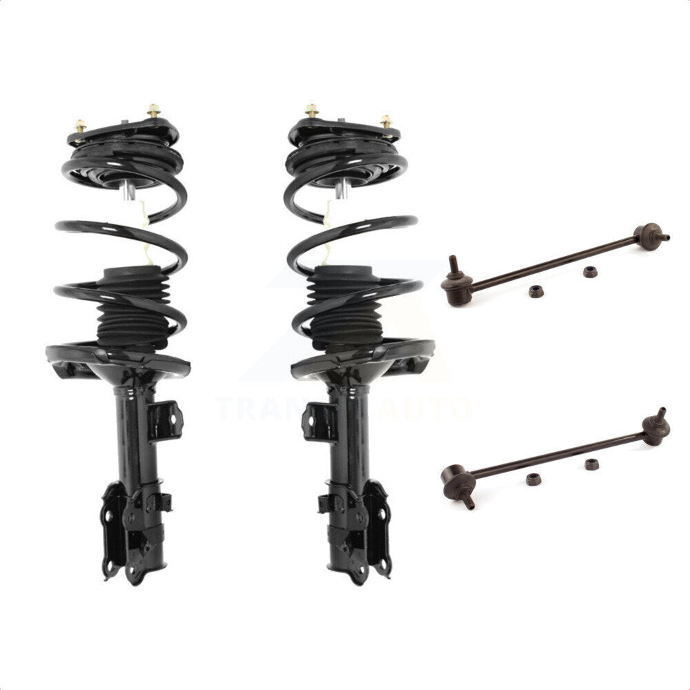 [Avant] Kit d'ensemble de jambe de suspension avec ressort hélicoïdal pour Hyundai Accent Kia Rio Rio5 KSS-100567 par Transit Auto