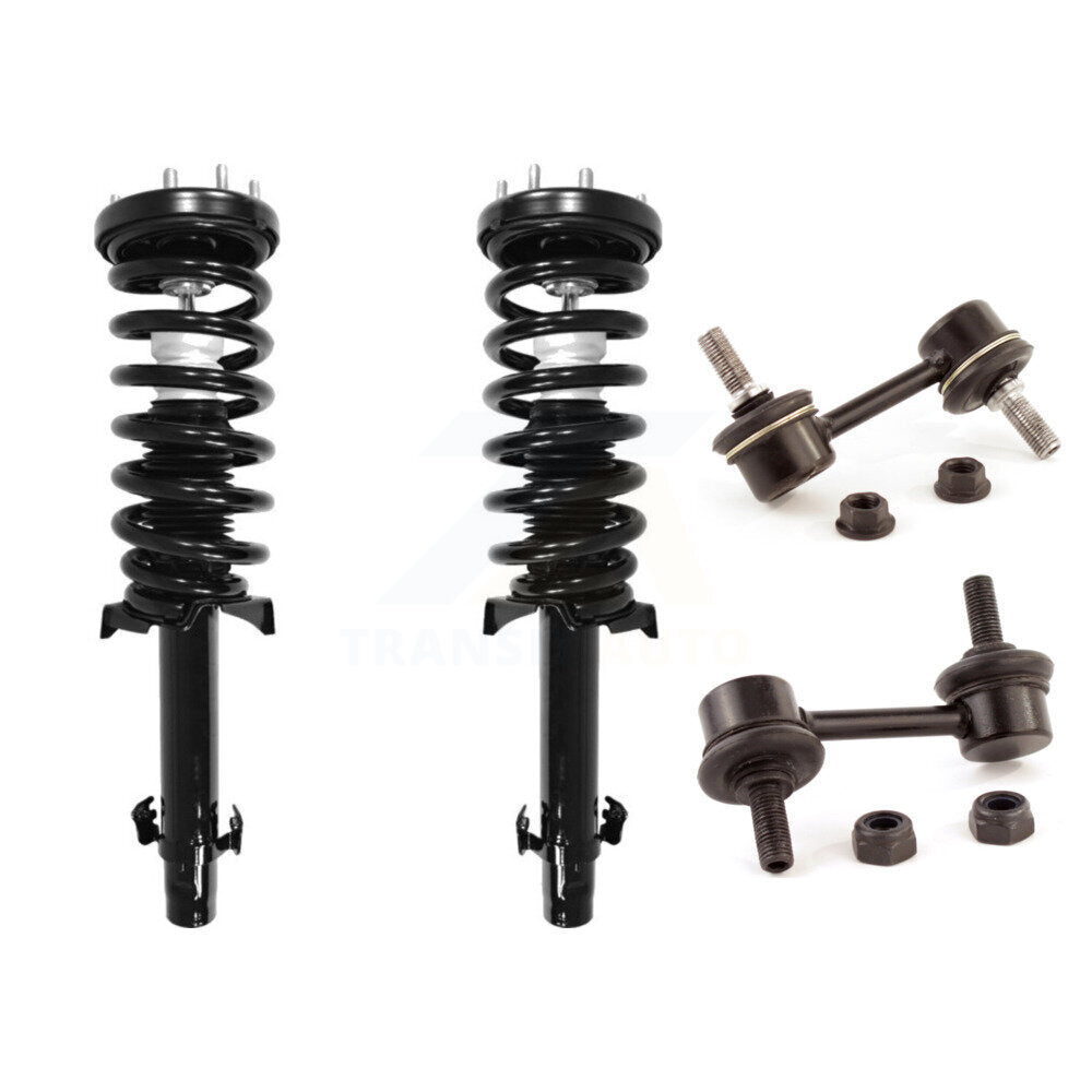 [Avant] Kit d'ensemble de jambe de suspension avec ressort hélicoïdal pour Honda Accord Excludes Sedans avec V6 engines KSS-100573
