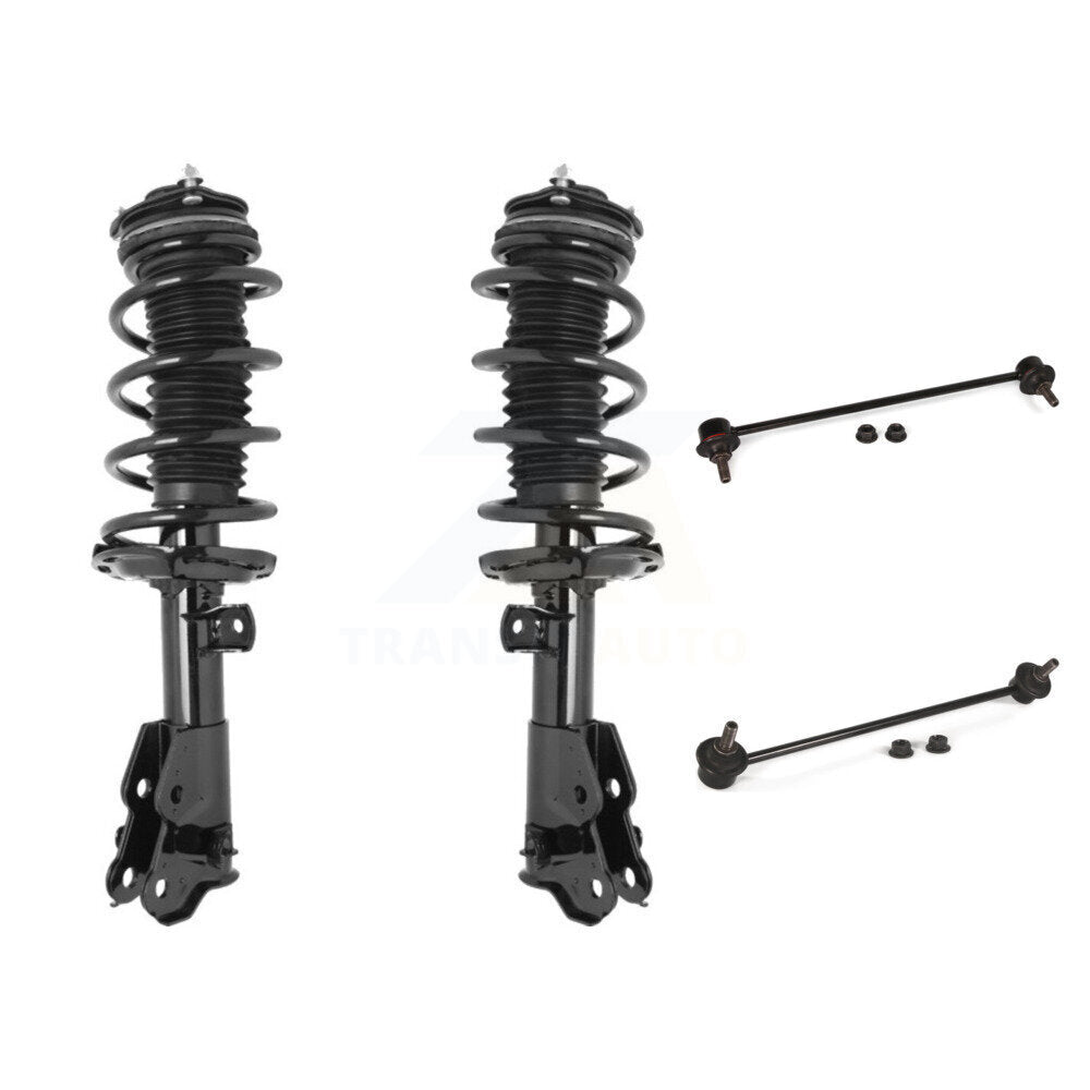 [Avant] Kit d'ensemble de jambe de suspension avec ressort hélicoïdal pour 2012 Honda Civic LX EX Base EX-L Hybrid-L GX DX HF Hybrid avec Sedan Excludes Coupe Si Model KSS-100580