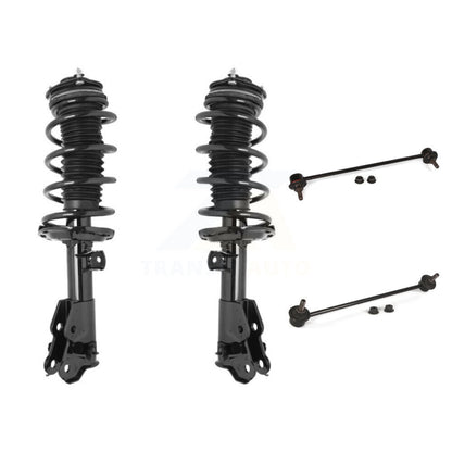 [Avant] Kit d'ensemble de jambe de suspension avec ressort hélicoïdal pour 2012 Honda Civic LX EX Base EX-L Hybrid-L GX DX HF Hybrid avec Sedan Excludes Coupe Si Model KSS-100580