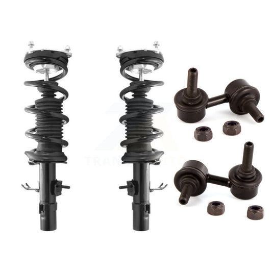 [Avant] Kit d'ensemble de jambe de suspension avec ressort hélicoïdal pour Infiniti G37 Q60 INFINITI Excludes Rear Wheel Drive Sedan Models Coupe avec AWD KSS-100587