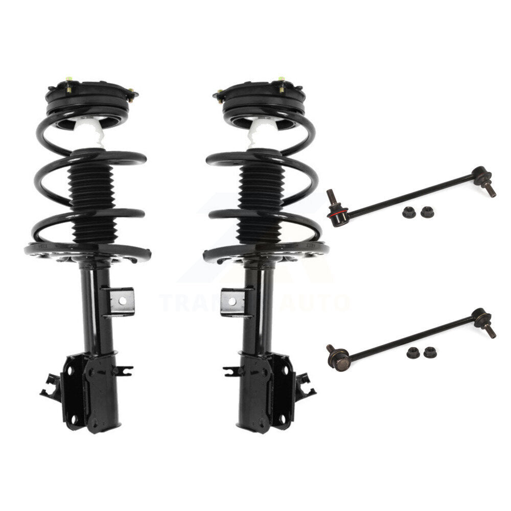 [Avant] Kit d'ensemble de jambe de suspension avec ressort hélicoïdal pour 2013-2018 Nissan Altima Sedan avec FWD 2.5L Excludes Coupe V6 Engine KSS-100611