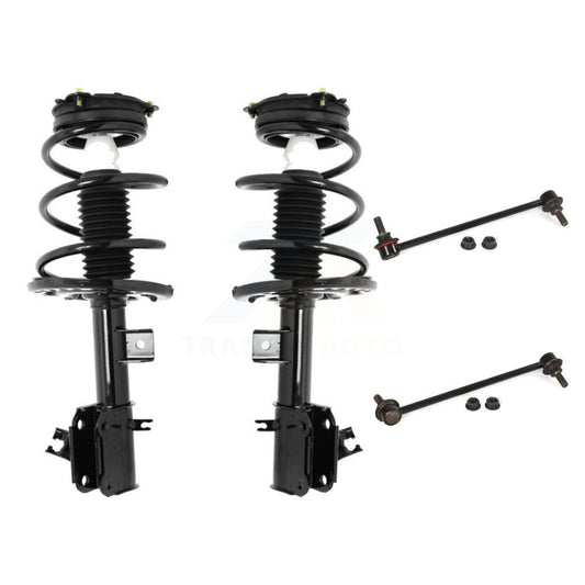 [Avant] Kit d'ensemble de jambe de suspension avec ressort hélicoïdal pour 2013-2018 Nissan Altima Sedan avec FWD 2.5L Excludes Coupe V6 Engine KSS-100611