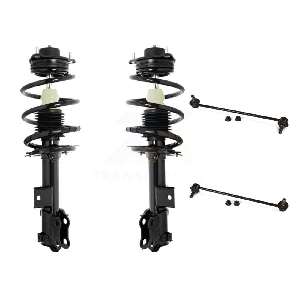 [Avant] Kit d'ensemble de jambe de suspension avec ressort hélicoïdal pour 2012 Kia Optima LX EX Excludes Sport Suspension Hybrid avec Rear Facing Stabalizer Bar; Turbo SX SXL Models KSS-100641