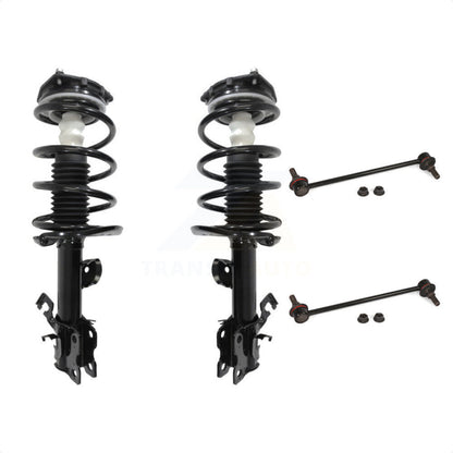 [Avant] Kit d'ensemble de jambe de suspension avec ressort hélicoïdal pour 2011-2017 Nissan Juke S SL SV avec FWD Excludes All Wheel Drive Nismo Models KSS-100663 par Transit Auto