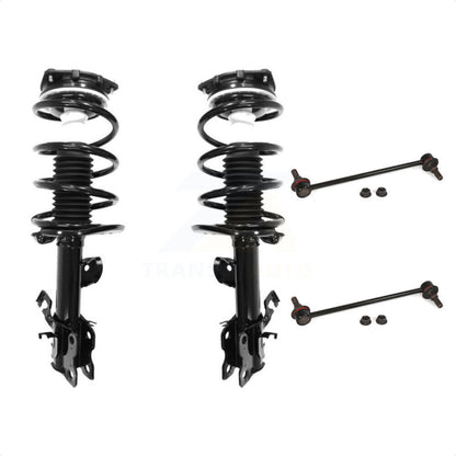 [Avant] Kit d'ensemble de jambe de suspension avec ressort hélicoïdal pour 2011-2017 Nissan Juke S SL SV avec AWD Excludes Wheel Drive Nismo Models KSS-100664 par Transit Auto