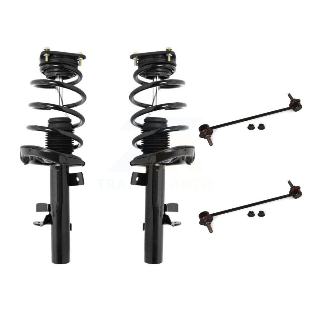 [Avant] Kit d'ensemble de jambe de suspension avec ressort hélicoïdal pour 2012-2018 Ford Focus Excludes Electric Engine Turbo KSS-100671