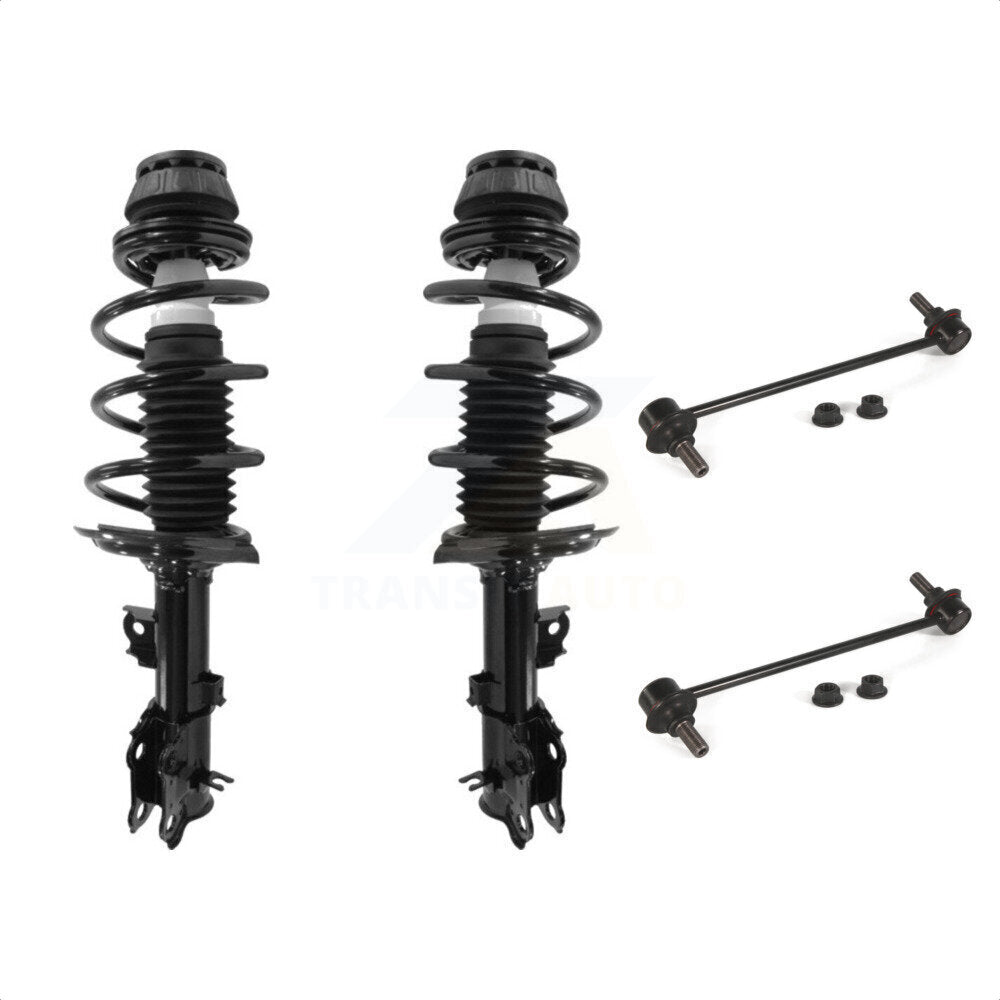 [Avant] Kit d'ensemble de jambe de suspension avec ressort hélicoïdal pour 2012-2017 Hyundai Accent Kia Rio KSS-100692 par Transit Auto