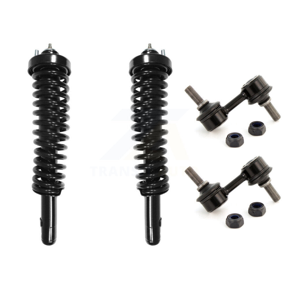 [Avant] Kit d'ensemble de jambe de suspension avec ressort hélicoïdal pour 1999-2000 Honda Civic Si KSS-100699