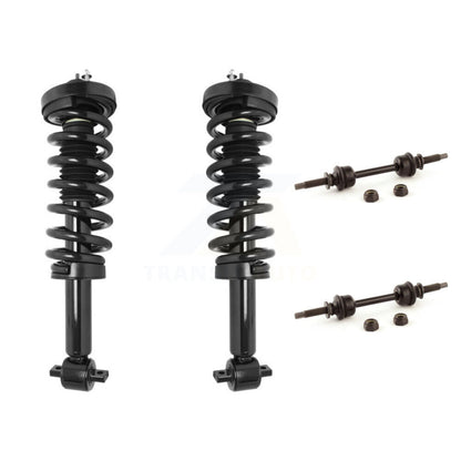 [Avant] Kit d'ensemble de jambe de suspension avec ressort hélicoïdal pour Ford F-150 Excludes Rear Wheel Drive; Fits All Cab Types KSS-100705