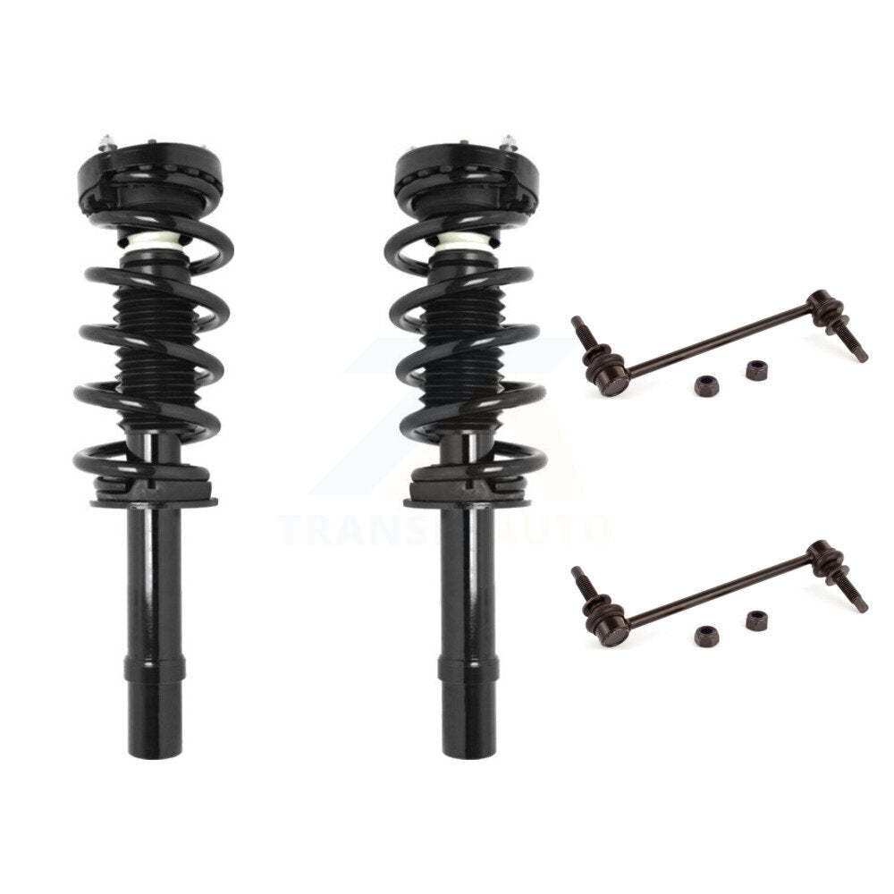 [Avant] Kit d'ensemble de jambe de suspension avec ressort hélicoïdal pour 2012-2021 Dodge Charger Chrysler 300 Excludes Rear Wheel Drive V8 Engine AWD avec 3.6L KSS-100706