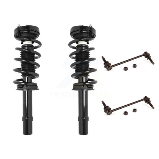 [Avant] Kit d'ensemble de jambe de suspension avec ressort hélicoïdal pour 2012-2021 Dodge Charger Chrysler 300 Excludes Rear Wheel Drive V8 Engine AWD avec 3.6L KSS-100706