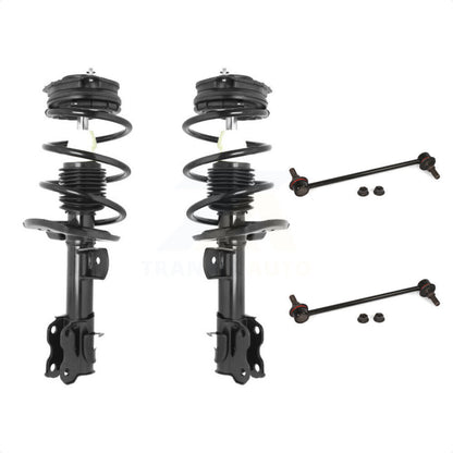 [Avant] Kit d'ensemble de jambe de suspension avec ressort hélicoïdal pour 2013-2019 Nissan Sentra KSS-100719 par Transit Auto