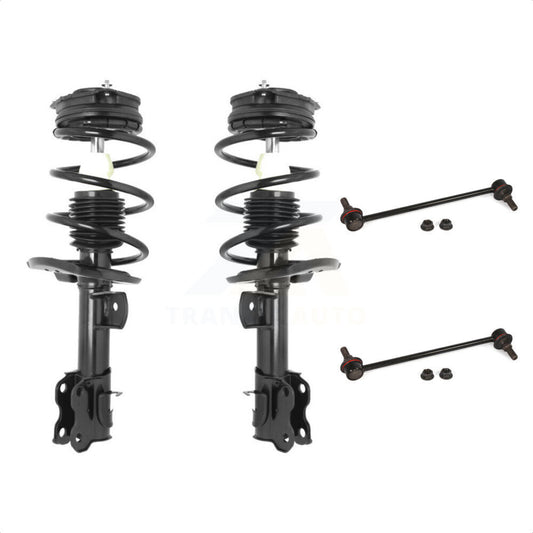 [Avant] Kit d'ensemble de jambe de suspension avec ressort hélicoïdal pour 2013-2019 Nissan Sentra KSS-100719 par Transit Auto