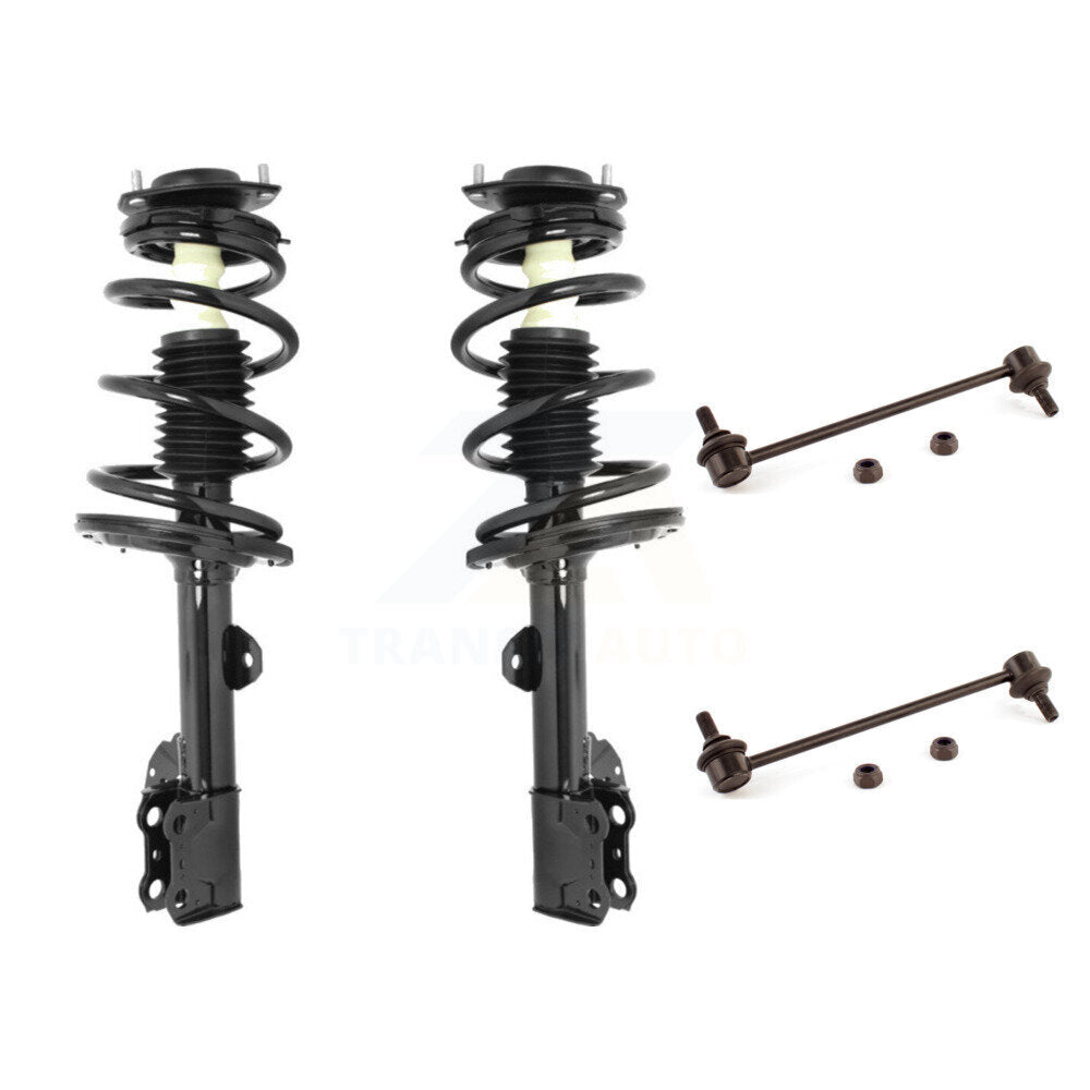 [Avant] Kit d'ensemble de jambe de suspension avec ressort hélicoïdal pour 2008-2013 Toyota Highlander Excludes Sport Suspension KSS-100738