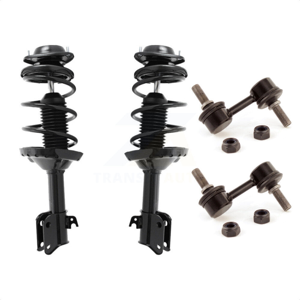 [Avant] Kit d'ensemble de jambe de suspension avec ressort hélicoïdal pour 2004-2005 Subaru Forester KSS-100779 par Transit Auto