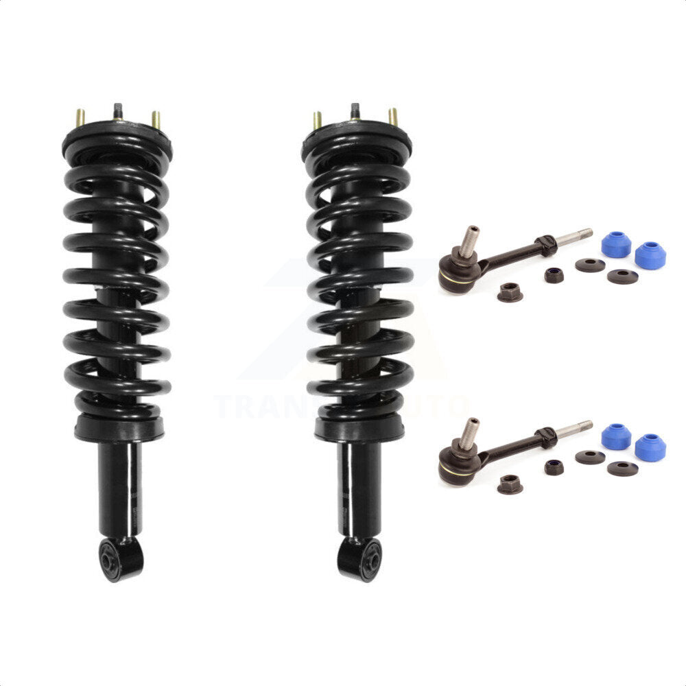 [Avant] Kit d'ensemble de jambe de suspension avec ressort hélicoïdal pour 2006 Toyota Tundra Excludes TRD Package KSS-100795 par Transit Auto