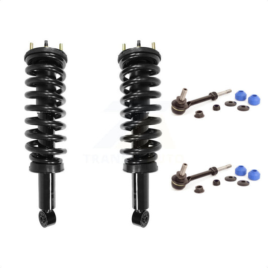 [Avant] Kit d'ensemble de jambe de suspension avec ressort hélicoïdal pour 2006 Toyota Tundra Excludes TRD Package KSS-100795 par Transit Auto
