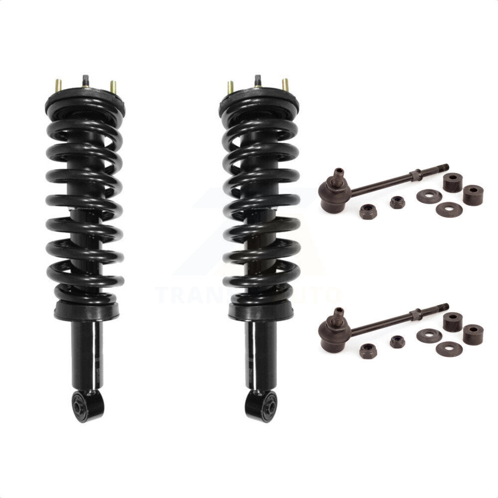 [Avant] Kit d'ensemble de jambe de suspension avec ressort hélicoïdal pour 2001 Toyota Tundra Excludes TRD Package KSS-100796 par Transit Auto