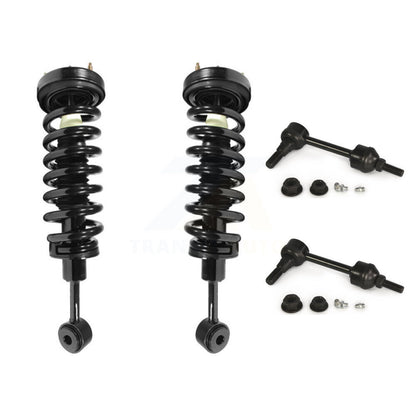 [Avant] Kit d'ensemble de jambe de suspension avec ressort hélicoïdal pour 2004 Ford F-150 4WD Excludes Rear Wheel Drive Vehicles avec Torsion Suspension Lift Kits KSS-100825