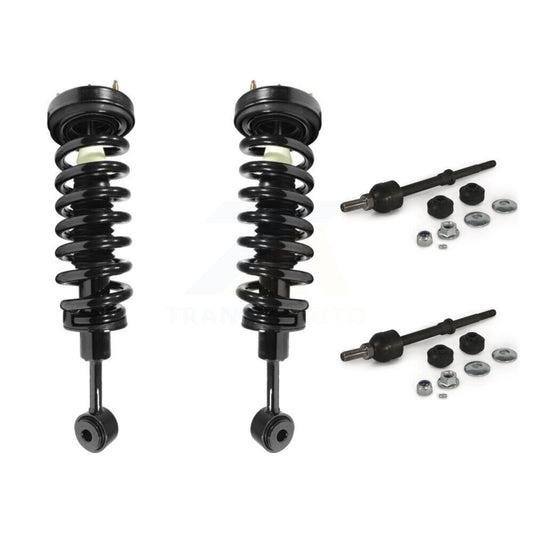 [Avant] Kit d'ensemble de jambe de suspension avec ressort hélicoïdal pour 2006-2008 Ford F-150 Lincoln Mark LT Excludes Rear Wheel Drive Vehicles avec Torsion Suspension Lift Kits 4WD KSS-100826