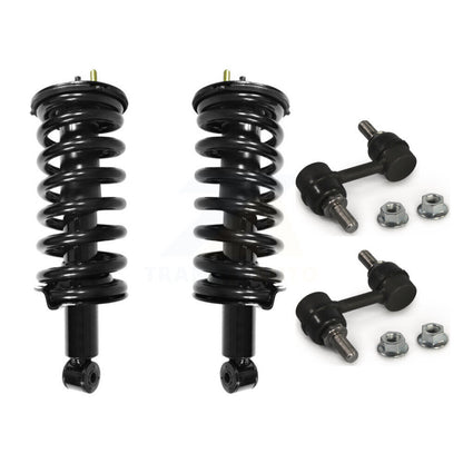 [Avant] Kit d'ensemble de jambe de suspension avec ressort hélicoïdal pour Nissan Titan Armada Infiniti QX56 Pathfinder INFINITI TITAN Excludes Rear Wheel Drive 4WD KSS-100831