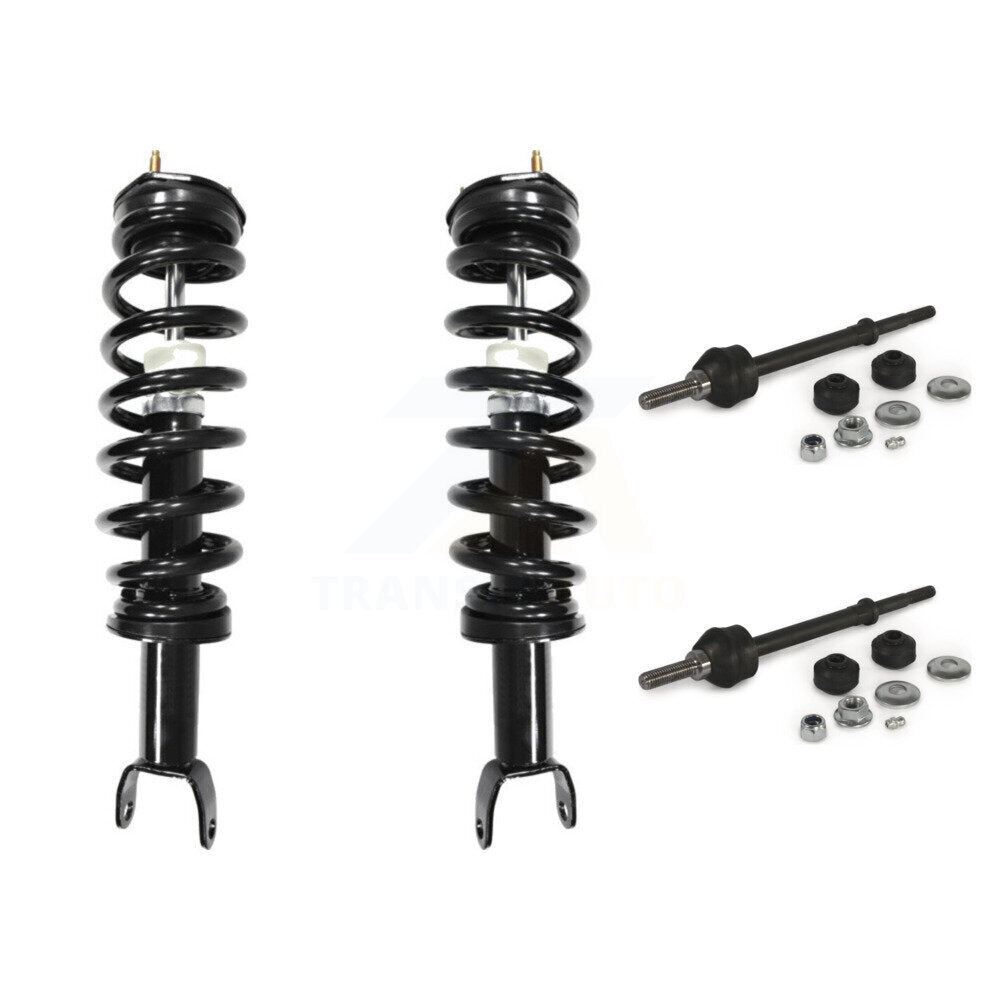 [Avant] Kit d'ensemble de jambe de suspension avec ressort hélicoïdal pour Ram 1500 Dodge Classic Excludes Rear Wheel Drive TRX Models avec Air Ride/Lift Suspension 4WD KSS-100838