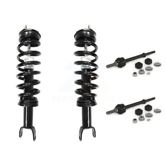 [Avant] Kit d'ensemble de jambe de suspension avec ressort hélicoïdal pour Ram 1500 Dodge Classic Excludes Rear Wheel Drive TRX Models avec Air Ride/Lift Suspension 4WD KSS-100838