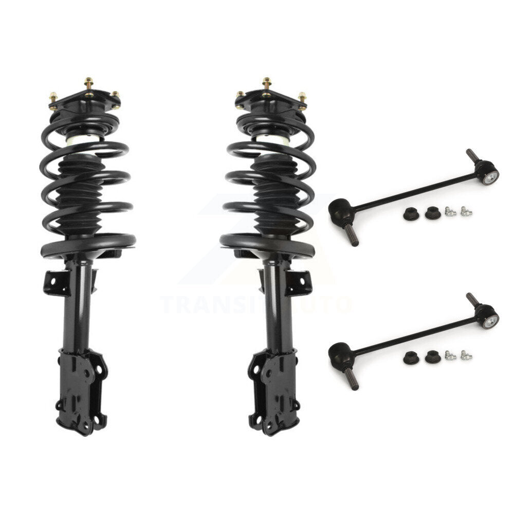 [Avant] Kit d'ensemble de jambe de suspension avec ressort hélicoïdal pour 2011-2014 Ford Mustang Excludes Performance Suspension KSS-100843
