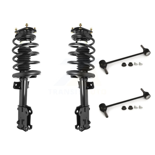 [Avant] Kit d'ensemble de jambe de suspension avec ressort hélicoïdal pour 2011-2014 Ford Mustang Excludes Performance Suspension KSS-100843