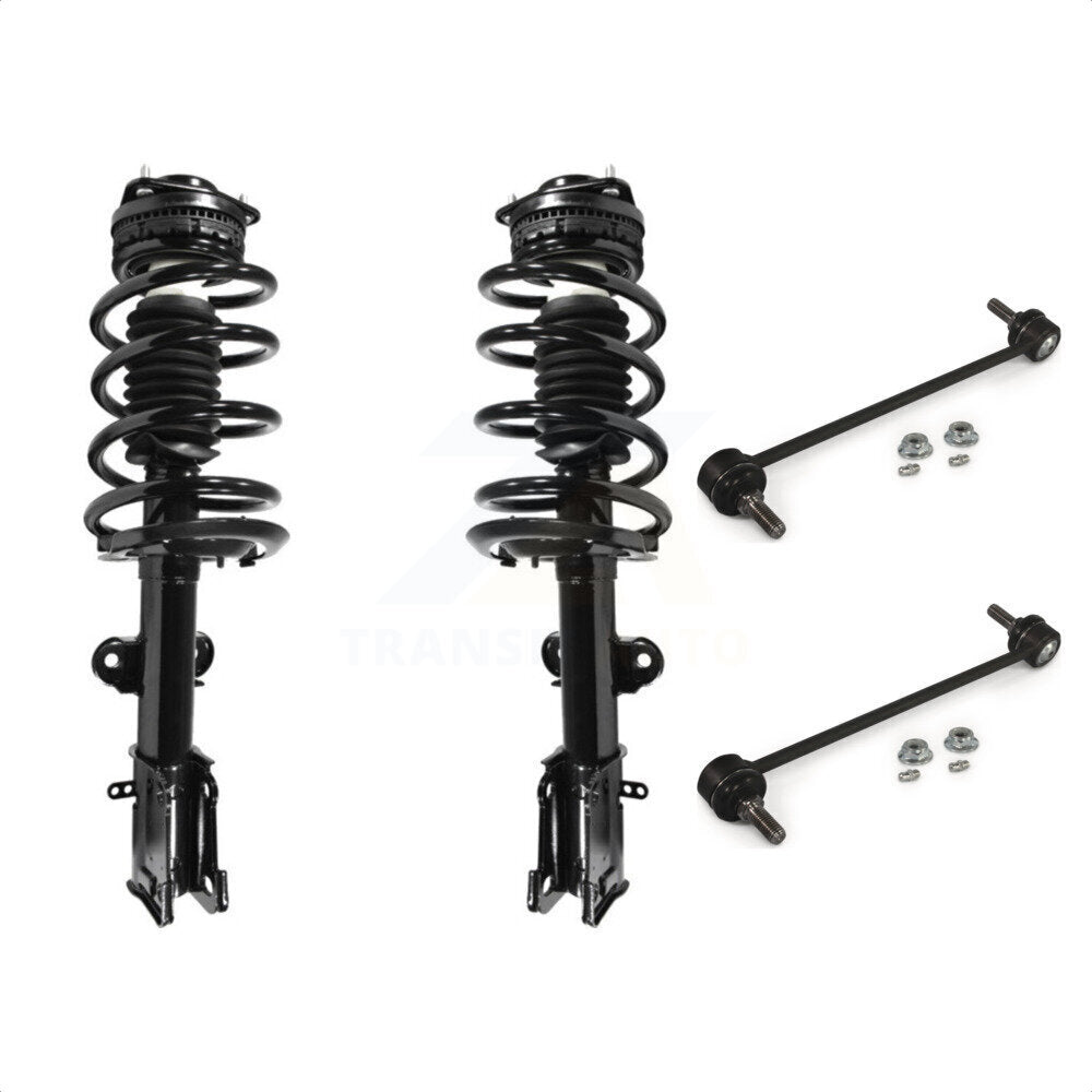 [Avant] Kit d'ensemble de jambe de suspension avec ressort hélicoïdal pour Dodge Grand Caravan Chrysler Town & Country Volkswagen Routan Ram C/V Excludes Models avec Nivomat Rear Suspension KSS-100845 par Transit Auto