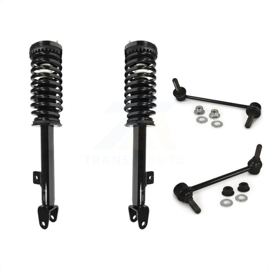 [Avant] Kit d'ensemble de jambe de suspension avec ressort hélicoïdal pour Dodge Charger Chrysler 300 Magnum RWD avec 3.5L/2.7L KSS-100849 par Transit Auto