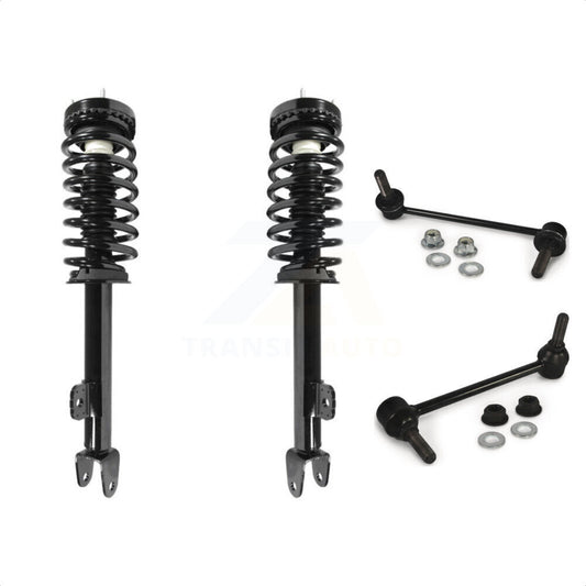 [Avant] Kit d'ensemble de jambe de suspension avec ressort hélicoïdal pour Dodge Charger Chrysler 300 Magnum Excludes All Wheel Drive SRT8 Models KSS-100850 par Transit Auto