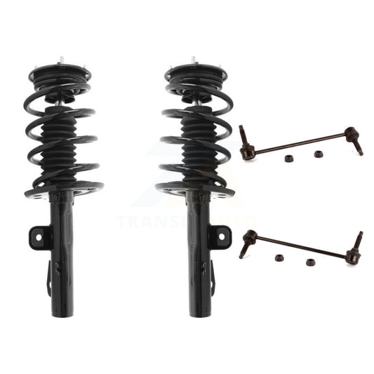 [Avant] Ensemble de jambe de suspension avec ressort hélicoïdal pour 2010-2012 Ford Flex Excludes Turbo Models KSS-100857