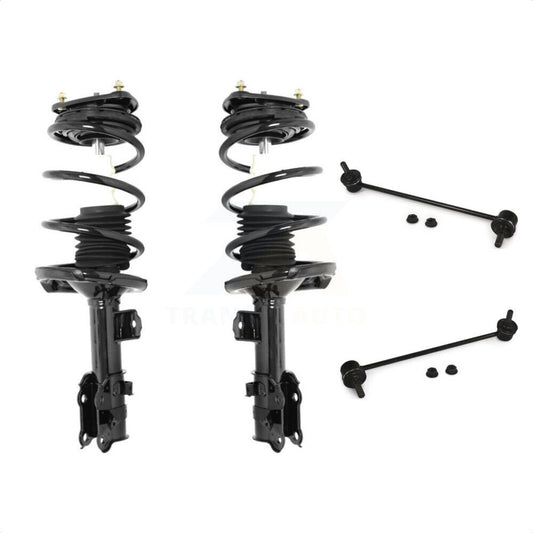 [Avant] Kit d'ensemble de jambe de suspension avec ressort hélicoïdal pour Hyundai Accent Kia Rio Rio5 KSS-100859 par Transit Auto
