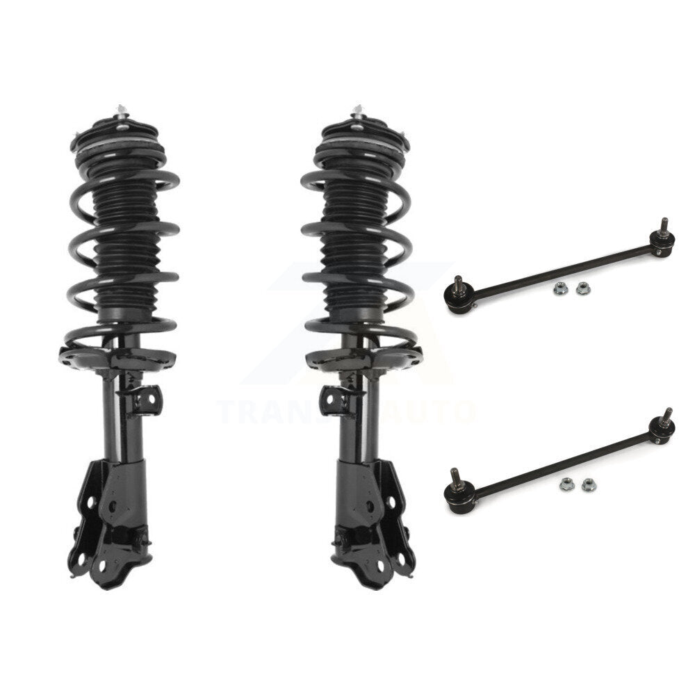 [Avant] Kit d'ensemble de jambe de suspension avec ressort hélicoïdal pour 2012 Honda Civic LX EX Base EX-L Hybrid-L GX DX HF Hybrid avec Sedan Excludes Coupe Si Model KSS-100868