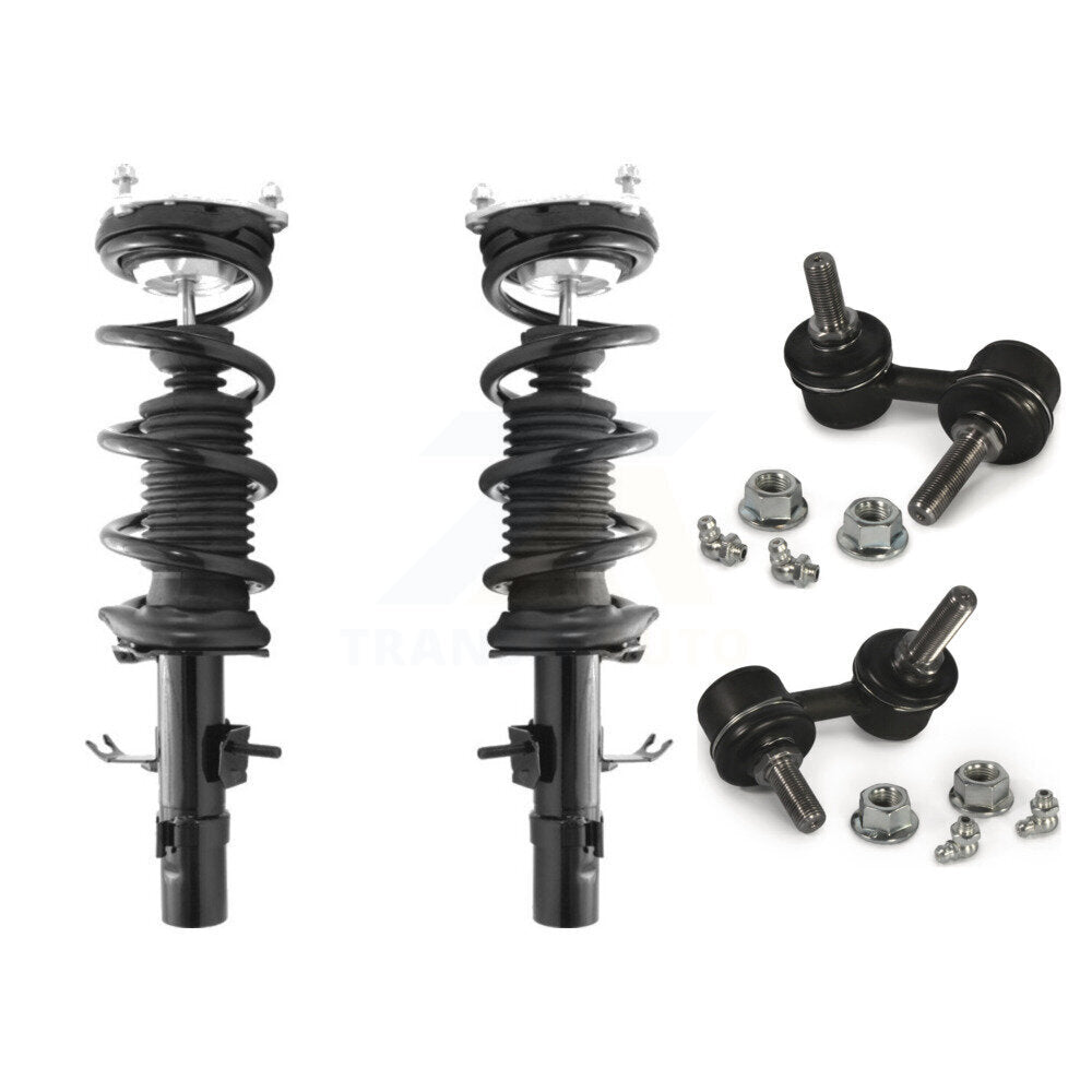 [Avant] Kit d'ensemble de jambe de suspension avec ressort hélicoïdal pour Infiniti G37 Q60 INFINITI Excludes Rear Wheel Drive Sedan Models Coupe avec AWD KSS-100872