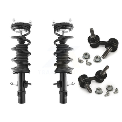 [Avant] Kit d'ensemble de jambe de suspension avec ressort hélicoïdal pour Infiniti G37 Q60 INFINITI Excludes Rear Wheel Drive Sedan Models Coupe avec AWD KSS-100872