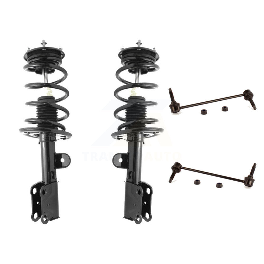 [Avant] Kit d'ensemble de jambe de suspension avec ressort hélicoïdal pour 2013-2019 Ford Taurus Limited SE SEL avec 3.5L Excludes SHO Police Models 4 Cylinder Engine KSS-100878