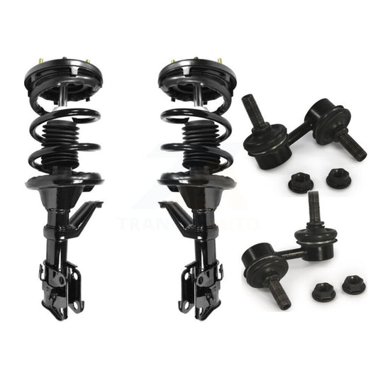[Avant] Kit d'ensemble de jambe de suspension avec ressort hélicoïdal pour 2002-2006 Honda CR-V Excludes England Production Vehicles (With VIN SHSRD) KSS-100888