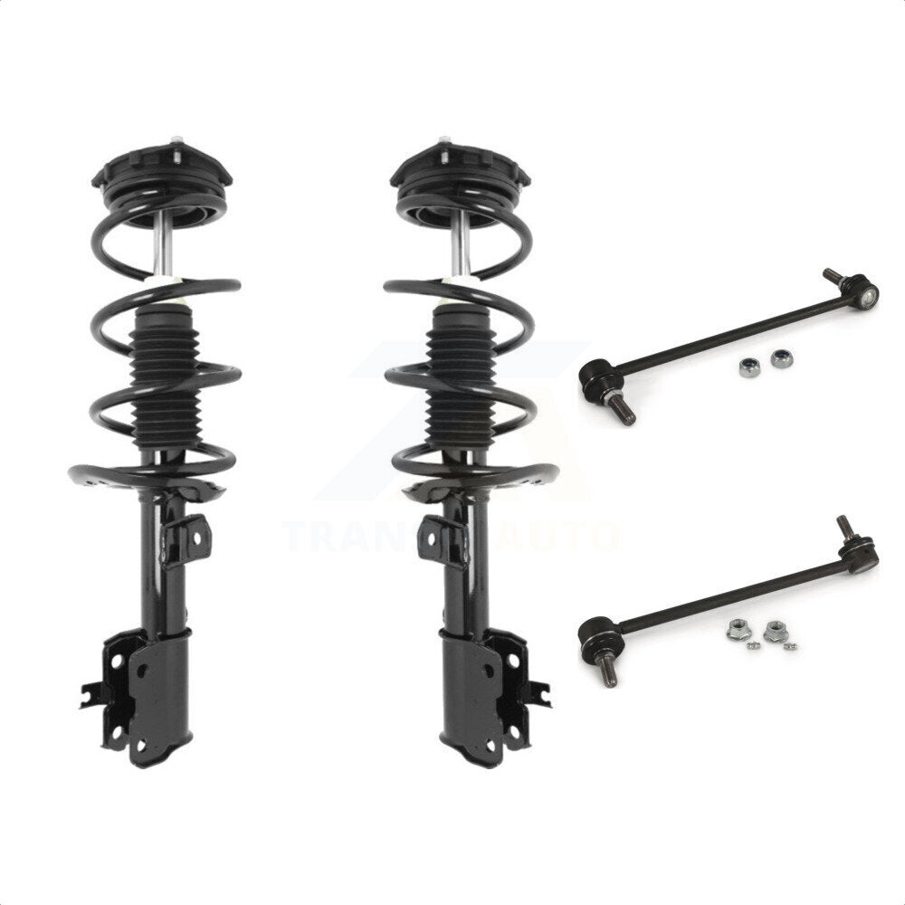 [Avant] Kit d'ensemble de jambe de suspension avec ressort hélicoïdal pour 2013 Nissan Rogue FWD Excludes All Wheel Drive KSS-100893 par Transit Auto