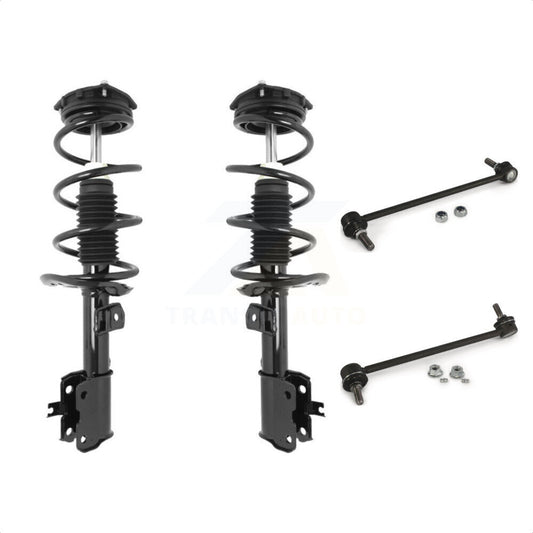 [Avant] Kit d'ensemble de jambe de suspension avec ressort hélicoïdal pour 2013 Nissan Rogue FWD Excludes All Wheel Drive KSS-100893 par Transit Auto
